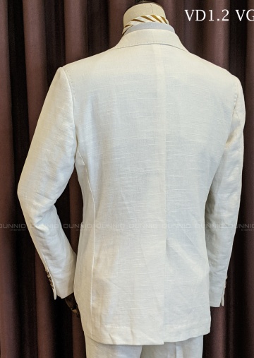 Bộ vest nam màu trắng 1 nút - HMVESTON - Vest nam đẳng cấp - Nâng tầm phong  cách